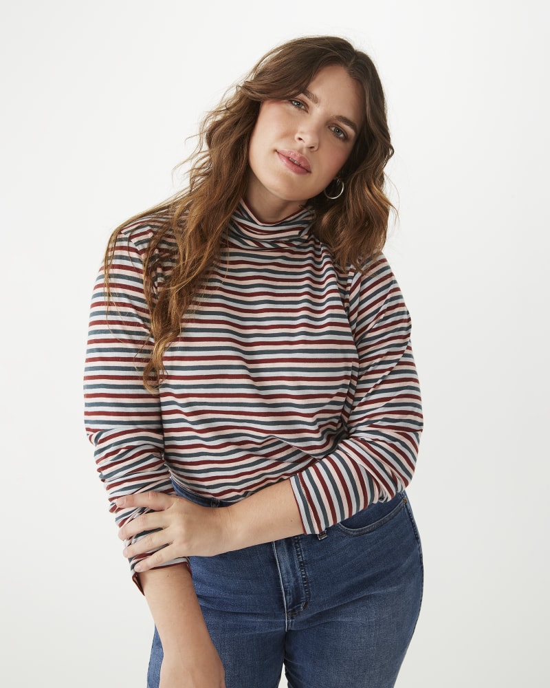 Front of plus size Whisper Cotton Turtleneck by Madewell | Dia&Co | dia_product_style_image_id:173777